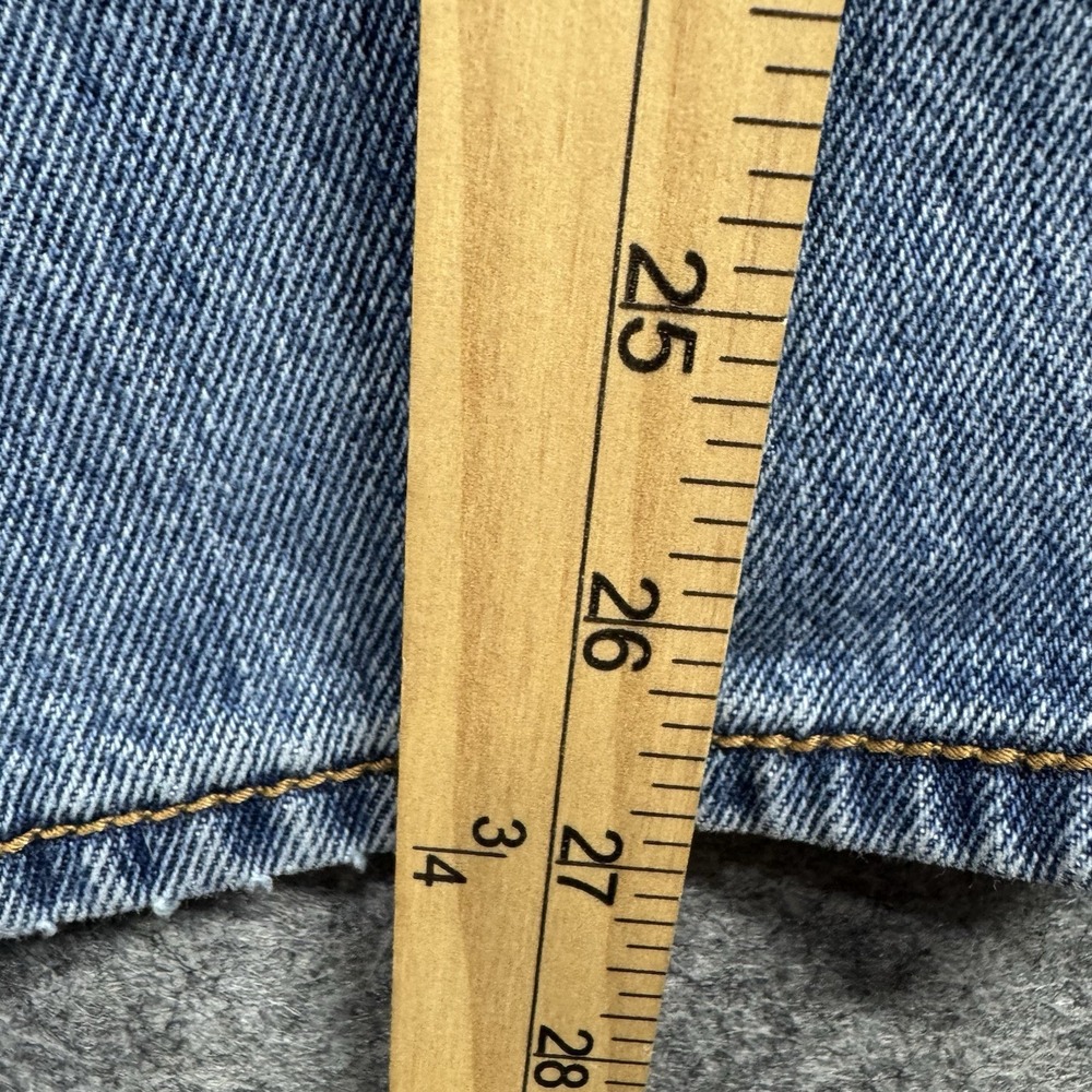 Vintage Levi's 501‎ Jeans Men's 33x29 Light Wash Distressed Button Fly S40196 - Picture 4 of 16